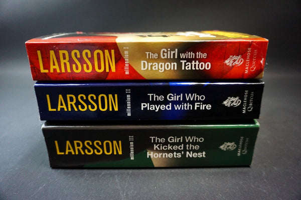 The Girl With The Dragon Tattoo Trilogy By Stieg Larsson x 3 Book Bundle