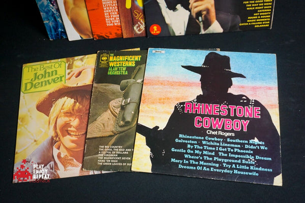 Record Vinyl LP Bundle JobLot Marvin Gaye Soul Western Perry and More