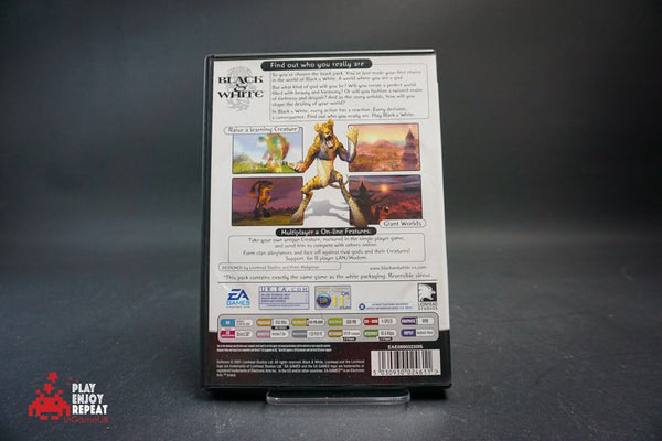 Black & White Windows PC CD-Rom Game. 2001 EA Classics, With Manual.