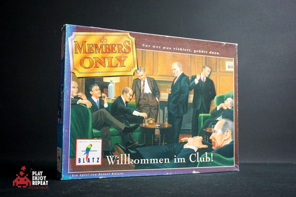 Members Only GERMAN Board Game 1996 Blatz FAST FREE UK POSTAGE