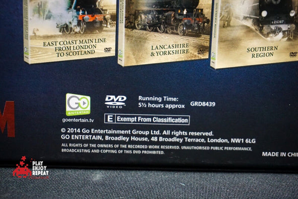 Superb Cond Missing Disc 4x DVD Boxed Set THE GLORY DAYS OF BRITISH STEAM TRAINS