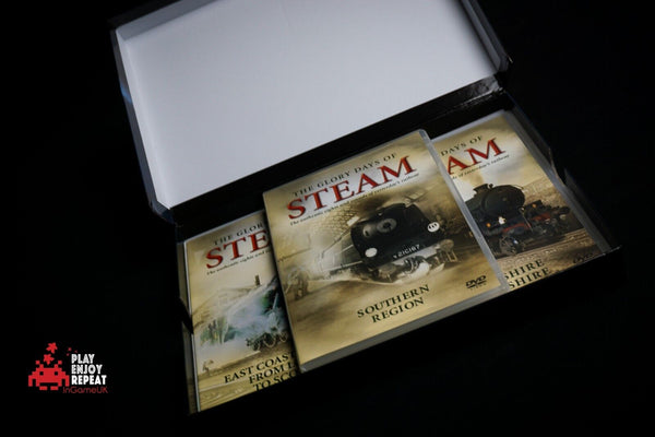 Superb Cond Missing Disc 4x DVD Boxed Set THE GLORY DAYS OF BRITISH STEAM TRAINS