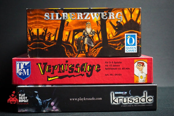 Board Game 6 K TEMPLE RUN Krusade, Silberzwerg, Vernissage FREE UK POSTAGE
