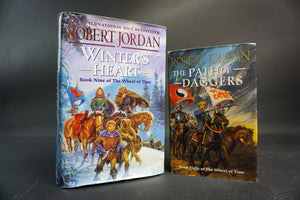 Winter's Heart AND The Path of Daggers Robert Jordan Hardback Book Wheel of Time