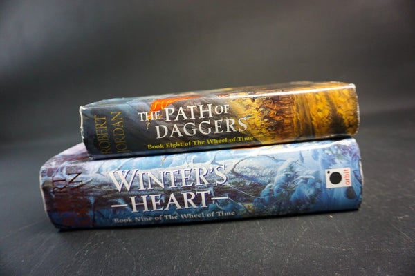 Winter's Heart AND The Path of Daggers Robert Jordan Hardback Book Wheel of Time