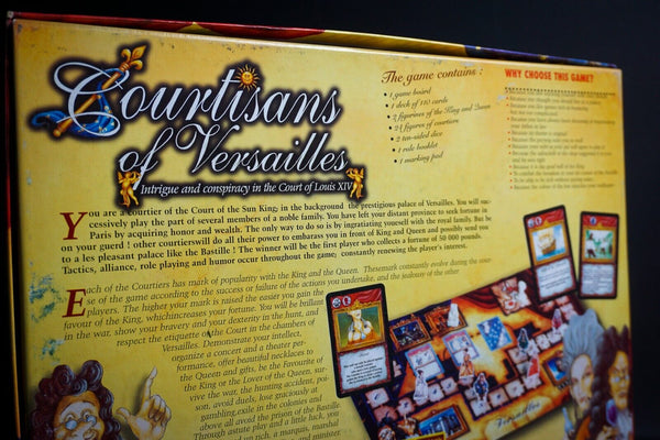 VINTAGE 1998 TILSIT BOARD GAME COURTISANS OF VERSAILLES INTRIGUE CONSPIRACY  NEW