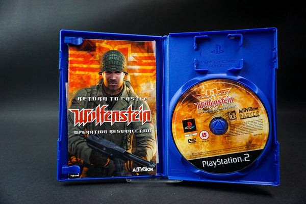 PS2 Return To Castle Wolfenstein Operation Resurrection - UK PAL  FAST FREE UK P