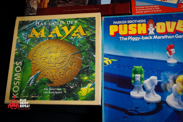 Board Game Bundle 8 Games Pushover Maya Gold Tri-it! Heart of Africa MORE